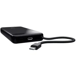 Trust Fiera Batería Externa Power Bank 20000mAh, Carga Rápida 20W USB-C PD 3.0, con Pantalla LED y Cable Integrado, para Smartphone, Tablet y Portátil
